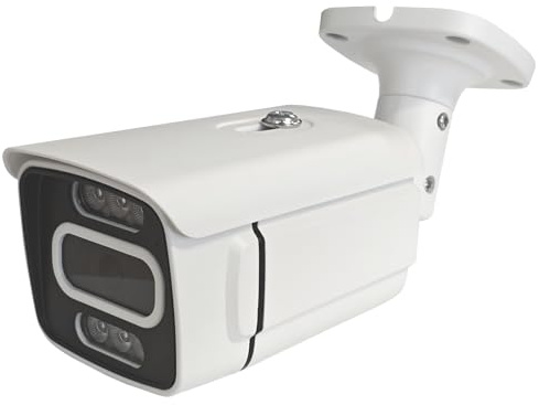 JUSTOP 5MP PoE CCTV Camera, IP Camera for POE Systems, Full Colour 3K Super HD, 2.8mm Wide Angle Lens, Colour Night Vision, IP66 Weatherproof Outdoor, Built-in Microphone