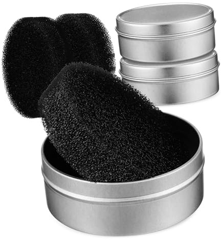 LOLIPPYY 3 Set Makeup Brush Sponge Cleaner Box with Replacement Sponges Dual-sided Quick Cleaning Makeup Brush Cleaner for Home and Salon Reusable Polyurethane Material Portable and