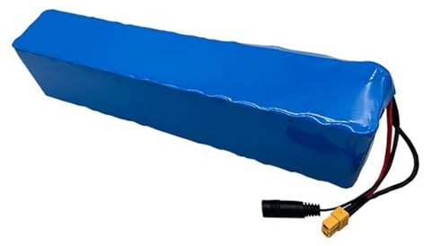60V 20Ah Batería De Iones De Litio Impermeable para Bicicleta Eléctrica 16S3P Baterías De Patinetes Eléctricos Adecuado para Motores De 200W A 1000W Placa De Protección Integrada XT30+JST