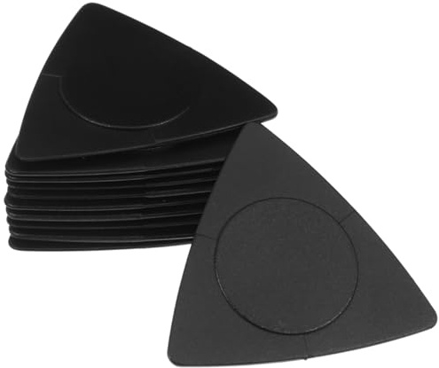 CVUTOVO Gitarren Plektrum Dreieck 20 Stück Anti-Rutsch Gitarrenzubehör Abs Material Gitarrenpicks in 0.02 in 0.03 in 0.04 in Für Akustikgitarre Bass Ukulele