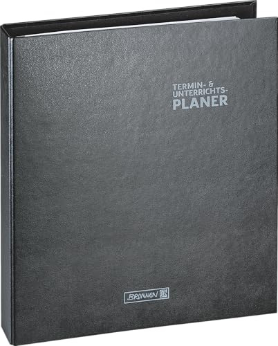 Ringbuch-Kalender mit Einlage 2026/2027 | A4+, Kunststoff, schwarz: 2 Seiten = 1 Woche ; Kalendarium: August 2026 bis Juli 2027