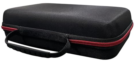 Wireless Microphone Case - Shockproof Hard EVA Microphone Bag with Slot Separation - Handheld Organizer Case with Double Zipper Design