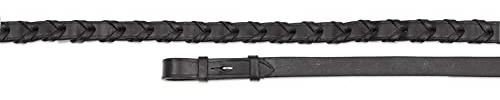 Shires Aviemore geschnürt Leder Zügel Pferd Equestrian Reiten Tack, schwarz
