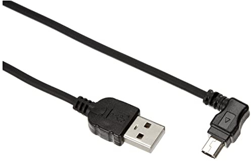System-S Câble USB 2.0 pour USB A vers USB Mini-B 5 Broches 30 cm coudé 90 °