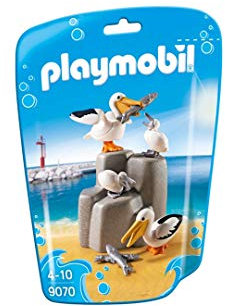 PLAYMOBIL Family Fun 9070 Pelikanfamilie, Ab 4 Jahren