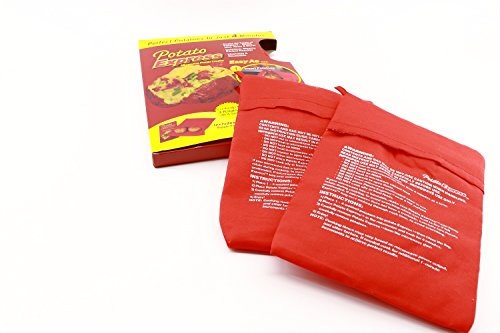 RMB® 2er Set Kartoffel-Beutel für Microwelle Kochtasche Potato Express