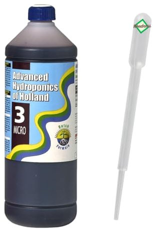 Weedness Advanced Hydroponics Micro 5 litres – Engrais pour culture d'intérieur Engrais liquide Engrais organique