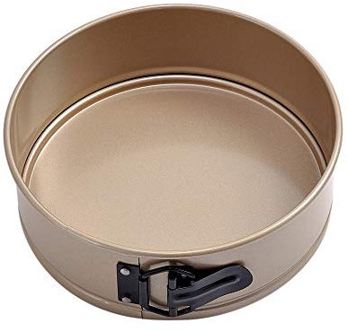 i enjoy + Springform Pan,Cake Tin,Carbon Steel, Non-Stick Coating, Round Quick Release Cake Pan with Loose Base, PFOA Free Oven Tray 32cm（12