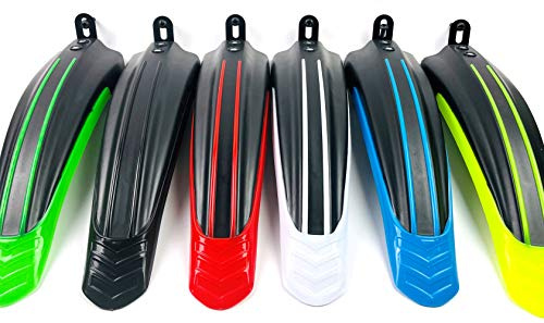 INION Schutzblech 2X Set für Vorderrad Hinterrad Kotflügel Spritzschutz Vorne Hinten Radschutz Schmutzfänger Fahrrad MTB Citybike Mountainbike jurfahr