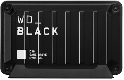 WD_BLACK 1TB D30 Game Drive SSD- Portable External Solid State Drive, Compatible with Xbox and PC, Up to 900MB/s - WDBAMF0010BBW-WESN