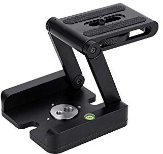 RH-HPC Camera lens holder Camera Tripod Z Aluminum Pan & Tilt Flex Tilt Head Ball Head for Photo Ultimate Camera Head Solution Photography Studio Camera Tripod (Color : Black)