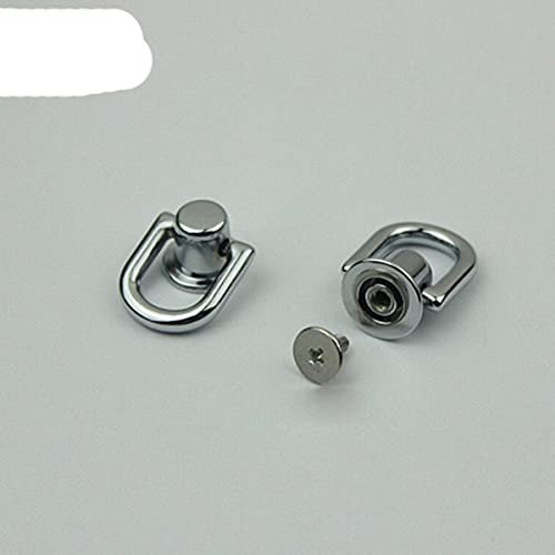 Bolsas de metal Remache Clavo Hebilla Espárragos Botón Bolso Cinturón Percha Artesanía de cuero Bolsa de equipaje Hebilla Pinzas Broche Accesorios de hardware-D