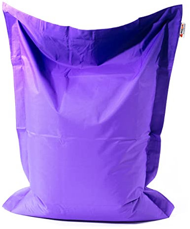 MaxiBean Large Bean Bag Chair for Kids and Children - Gaming BeanBag Cushion with Filling Beans Included, Perfect for Living Room, Bedroom, Garden Room, and Outdoor Use Weather Resistant- Violet