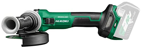 HIKOKI Akku Winkelschleifer, G3613DEW4Z, (Basic) (36V, 0-10000 min-1 /min Drehzahl, Scheiben-ø: 125mm, Brushless, mit AT Modus, (OHNE Akku, Ladegerät und Transportkoffer) im Karton