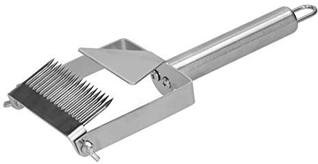 Entdeckelungsgabel, Honigschaber, Verstellbarer Imker, 17 Zähne, Wabenwerkzeug, Schaufel, Wabenschaufel, Handwerkzeug, Honigöffnungsschaber
