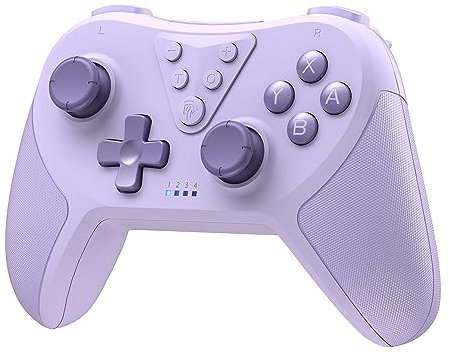 EasySMX Switch Controller, Programmable Wireless Bluetooth Controller Joystick Gamepad for Switch/Switch Lite/Switch OLED, Rechargeable Controller PC, Wake Up Function