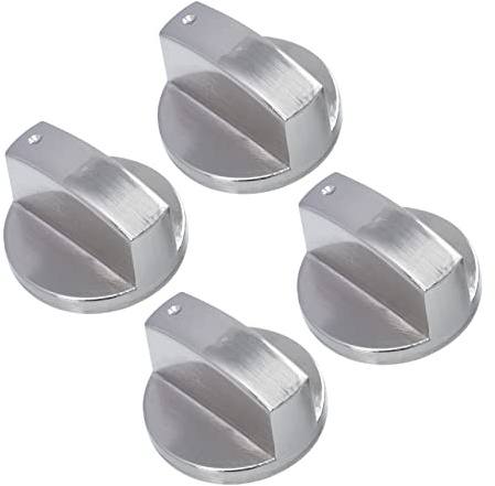 SOLUSTRE 4pièces Boutons De De Brûleur Pour Remplacement De Cuisinière Compatible Plupart Des Modèles De Gazinières Plaques De Cuisson