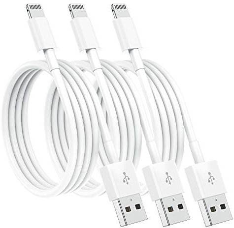 1M+1M+2M 3Pezzi Cavo iPhone Originale Apple Certificato MFi,Cavo Ricarica iPhone USB Lightning 1/1/2 metri Veloce Compatibile con iPhone 14 13 12 11 Pro Max/Mini/XS/8/7/6 Plus/SE/iPad