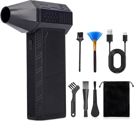 Turbo Fan for Car, Handheld Blower 130000 RPM, Air Duster for Car Detailing