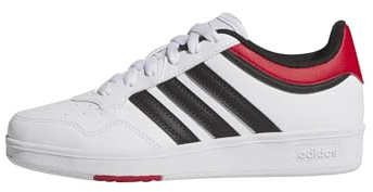 adidas Unisex – Barn HOOPS 4.0 SHOES, ftwr white/core black/better scarlet, 30 EU