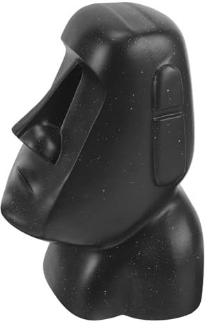 SHOWERORO 1stücke Moai Tissue Box Holder Aus Robustem Harz Eleganter Taschentuchspender Für Wohnzimmer Badezimmer Und Büro Stilvolle Dekoration Für Zuhause