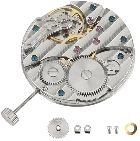 Somoke 6497 ST36 Uhrwerk mechanischer Handaufzug P29 44 mm Stahlgehäuse 6497/6498 ST3600, silber