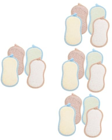 Healvian 24pcs Household Scrub Sponges Multi-Function Cleaning Sponges for Kitchen and Bathroom Use Non Scratch Surface