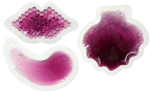 TOVINANNA 3stücke Teiliges Gel-pad Für Gesichtspflege Kühlende Und Wärmende Augen Und Lippenmaske Zur Linderung Von Schwellungen Müdigkeit Und Schmerzen Wiederverwendbar Designs