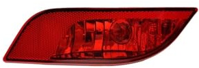 Feu arrière de feu de recul Ampoules de réflecteur de brouillard, lumière de réflecteur de pare-chocs pour arrière pour Jeep pour Compass 2017 2018 2019, feu de frein pour arrière, arrêt pour arrière(
