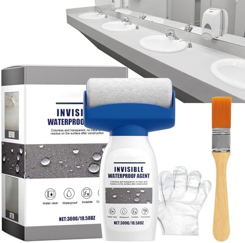 Protección impermeable invisible | 300 ml spray impermeable | Adhesivo de reparación universal fuerte de secado rápido para hormigón, madera, grietas de metal, juntas de tejado