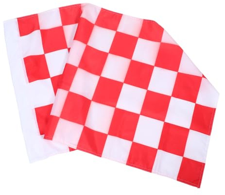 BESTonZON Drapeau à Rouge Et Blanc Polyester Pour Décoration Extérieure Jardin Patio Garage