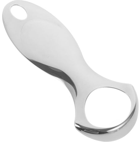 Healvian Raschietto per Lingua Acciaio Ergonomico Strumento Pulizia Orale Profonda per Adulti Contro e Placca Nettalingua Sicuro e Durevole