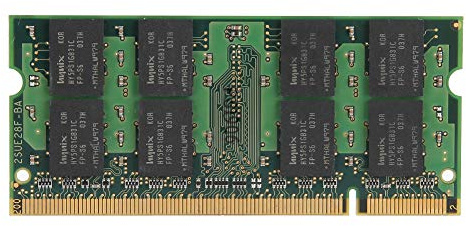 BAFOVY Velocidad Mejorada, Aumenta la Velocidad de su Computadora para una Mayor Comodidad en Las Tareas Diarias, DDR2 667MHz 2GB Memoria de la Computadora Portátil RAM, Almacenamiento Potente,