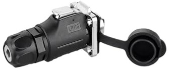 Conector de aviación impermeable con brida LP16, conector industrial de acoplamiento macho y hembra de 2, 3, 4, 5, 7, 8 y 9 núcleos(4 cores)