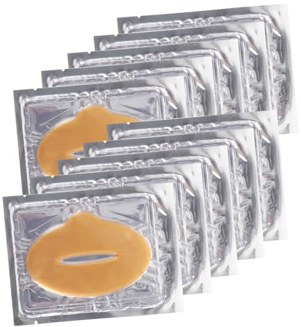 EPIGEIST 25 pezzi Cuscinetti Gel Labbra Idratanti Maschera Notte Nutriente Anti-disidratazione per Labbra Secche e Screpolate e Rinnovamento
