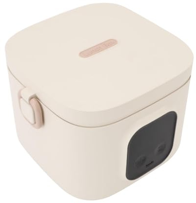 MMABEUTF Calentador de alimentos de lonchera eléctrica 500 ml Almuerzo portátil Temperatura de acero inoxidable recargable [viaje de trabajo]