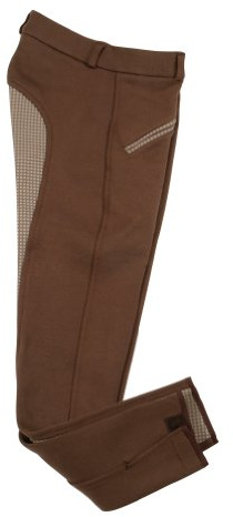 Pfiff 100414-87-122 Gina Pantalon d'équitation Enfant Marron/Gris 170