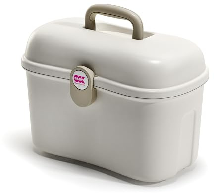 OKBABY Beauty Care – Practical Travel Case for Organising and Carrying Baby Essentials – White