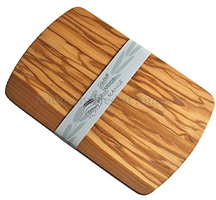 Naturally Med Planche à découper / planche à servir 22cm - en bois d'olivier