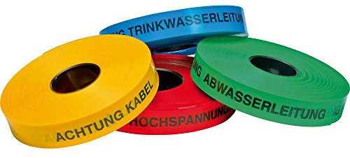 Format 4022153110289 – Zugband, Warnband, 250 m, Achtung Kabel
