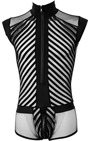 Svenjoyment Elastischer Body Freestyle für Herren, Schwarz, Größe XXL