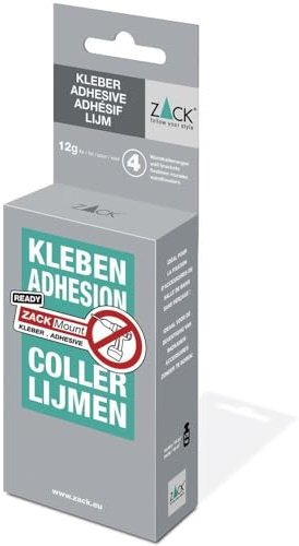 Zack Linea Edelstahl matt ++ Badaccessoires komplette Serie zur Auswahl (Kleber 13 g für 4 Montageplatten)