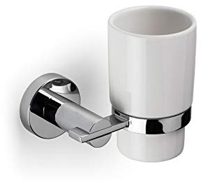 Croydex Metra Chrome Toothbrush Holder Flexi-Fix Bathroom Accessories