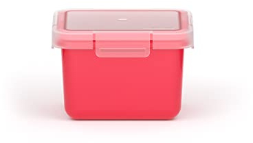 Valira Porta alimentos - Contenedor hermético de 0,4 L hecho en España, color frambuesa