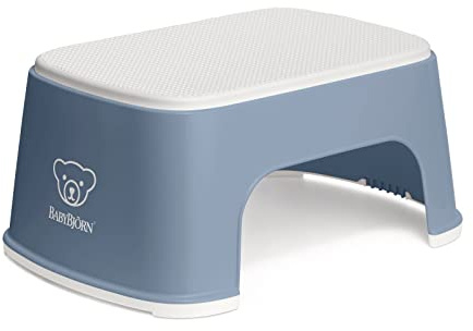 BabyBjörn Marchepied, Bleu profond/Blanc