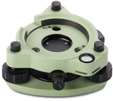 Tribrach with Optical Plummet，Tribrach Adapter with Optical Plummet Adapter for Surveyors' Tripod Surveying Adapter Tribrach for Tripod Mounting GPS