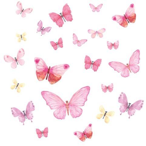 Little Deco Wandtattoo Schmetterlinge DL605 65 x 43 cm (BxH)