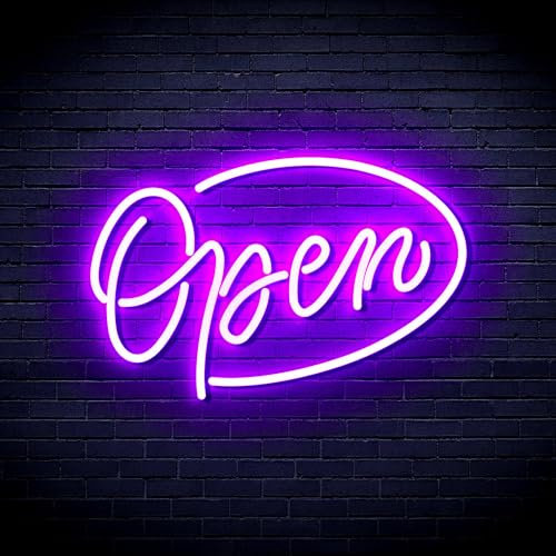 Open Sign Flex Silikon-LED-Neonschild – Violett – st16s32-fnu0079-p