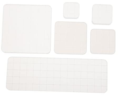 Ciieeo 6 Stück Acryl-stempelblöcke Für Stempel Kinderstempelblock Safe & Bastelzubehör