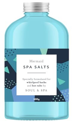 Mermaid Spa Salts for Hot Tub & Whirlpool Bath Fragrance Aromatherapy